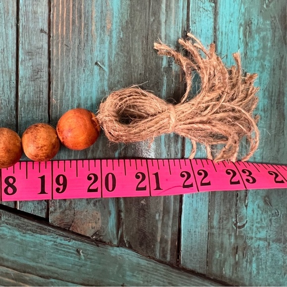 Rae Dunn Ceramic Ornament Farmhouse Beaded Garland - Picture 8 of 8